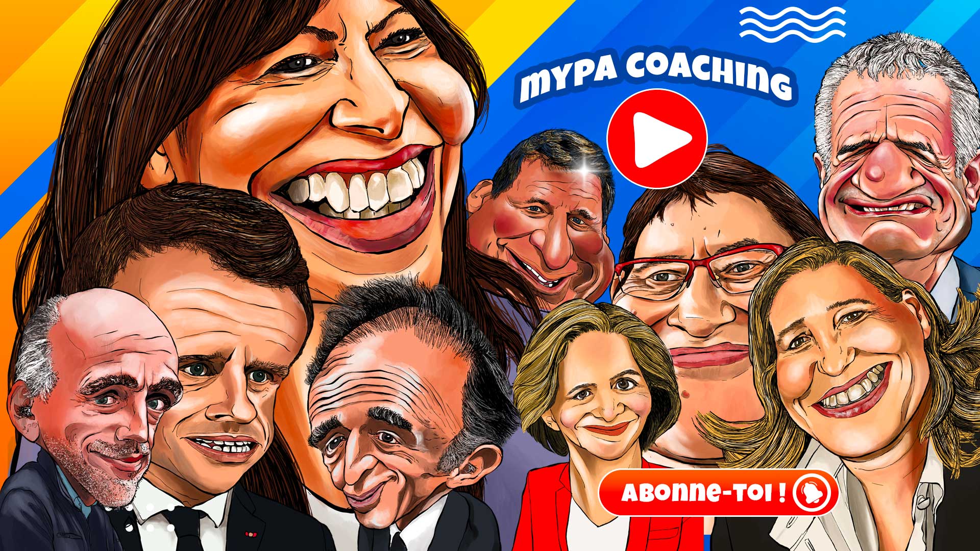 J’ai caricaturé les candidats à l’élection présidentielle en France ! On yvon ?!